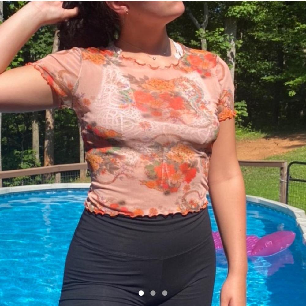 Urban Outfitters Mesh Top